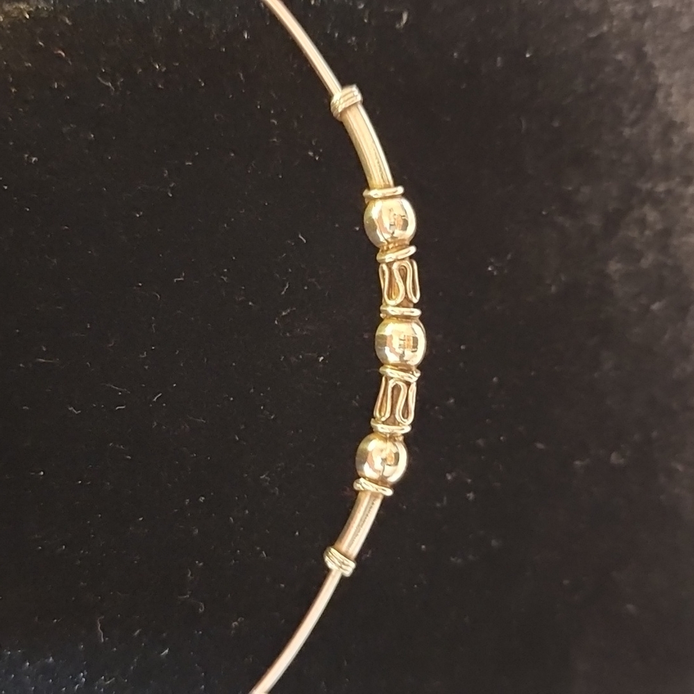 925 Sterling silver solid choker - Picture 2 of 8